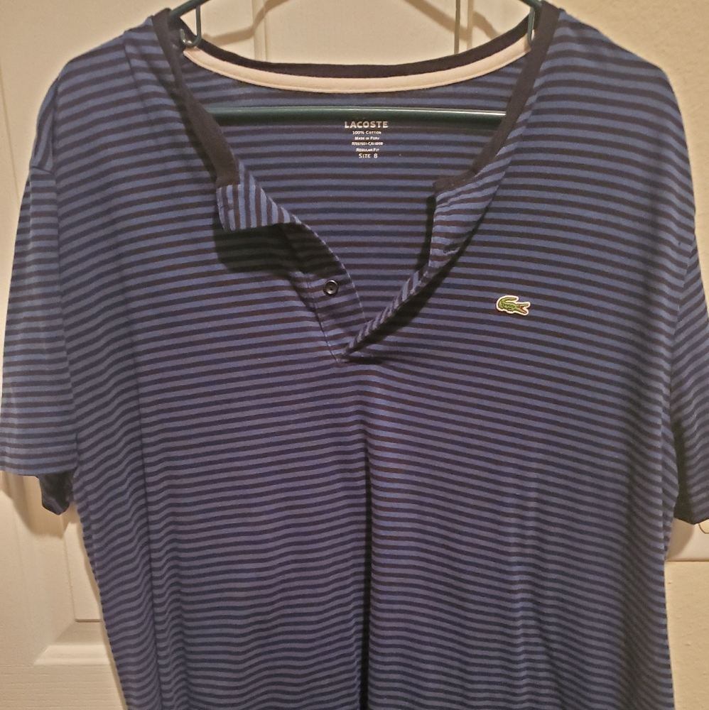 Lacoste shirt. Size 8 (XXLarge)